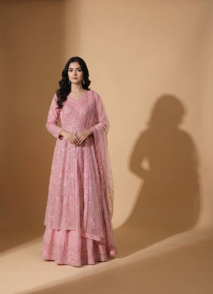 Candy Pink Classic Kurti Dress